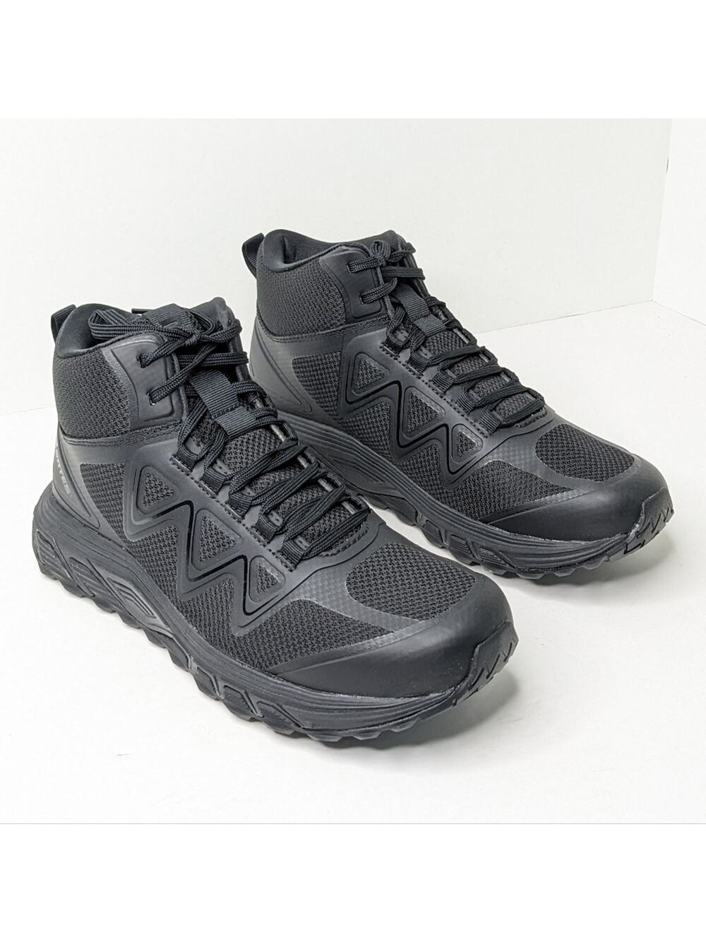 Bates Rush Mid Waterproof Work Boots, Black, Men's 8.5 Extra Wide
